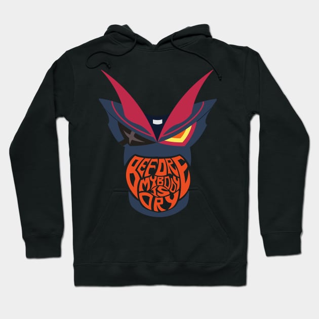 Before My Body Is Dry Kill la Kill Senketsu Hoodie by Spiral-Squid